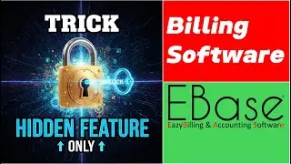 TRICK/HACK Print Ledger Name | EBASE EasyBilling & Accounting Software