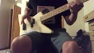 Hondo Deluxe 880 Bass Wired From Pickup Direct To Output Jack #bassguitar #no_controls #80s_bass