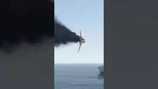 Pilot Landed Accidentally on a ship ⛴️  and crashed