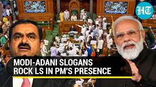 'Modi-Adani Bhai Bhai': Govt approves Union Budget amid opposition ruckus in Lok Sabha | Watch