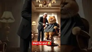 Mr President vs Quiet Cat Fight 😂 | #Funny AI Shorts #memes2025#youtubeshorts