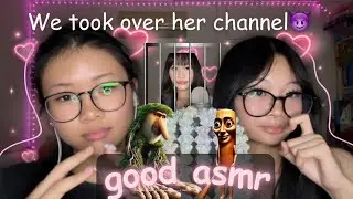 my friends take over my ASMR channel ˚.🎀༘⋆ (they did so good)