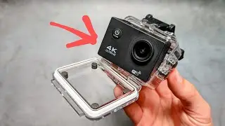 How to OPEN 4K Action Camera WaterProof Case - Ultra HD DV Sports Action Cam Akaso EK7000