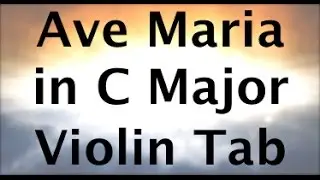 Learn Ave Maria (C Major) on Violin - How to Play Tutorial