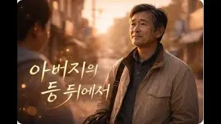 아버지의 등 뒤에