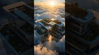 $20M AI-Generated Sky Mansion! | #luxury #ai #aiart #aivideo #aishorts #aigenerated #usa #viralvideo