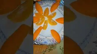 Orange cutting skill #viral #viralvideo #Fruit cutting skill#curve