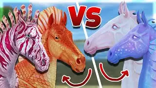 Sedna & Proteus VS Tellina & Kampos! ✨🐠 | Side By Side Comparison! | Star Stable Online