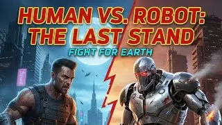 🤯EPIC HUMAN vs. ROBOT WAR! Who Will Win#TeluguTech#FutureWar#HumanVsRobot#ManVsMachine#EpicBattle#ai
