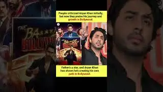Aryan Khan: From Criticism to Bollywood's Rising Star! #BollywoodJourney