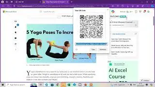 How To Create Qr Code For Image In Microsoft Edge