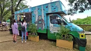 Walking in Sofia - Summer Walk Bulgaria - Street Food & Art Market - София, България