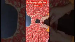 baby frock cuting and stitching beautiful dress