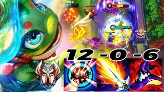 Wild Rift China Fizz Mid &ndash; 12KILL Lich Bane 1SHOT FIZZ Build Runes &ndash; Challenger Rank Gameplay