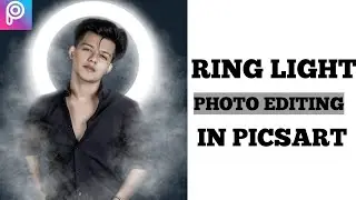 #RingLightPhotoediting#PicsArt Instagram Reels Ring Light Photo editing l PicsArt editing video l