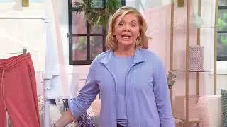 Denim & Co. Active Soft Blend Knit Straight Leg Ankle Pant on QVC
