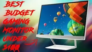 HP Pavilion Monitor Review. BEST $100 GAMING MONITOR
