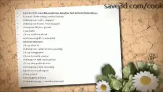 Secret Recipe - How to make Bahama Breeze Jamaican Jerk Grilled Chicken Wings (Copycat Recipes)