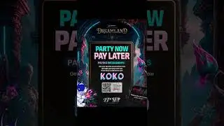 Get yours now with KOKO pay and installment plans 🎟️ #dreamland2025 #kokopay