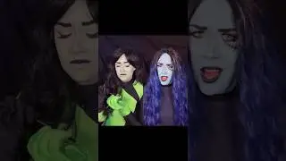 Who&rsquo;s your favorite Kim Possible character?! 😎💙💚 #shego #drdrakken #kimpossible #halloweenmakeup