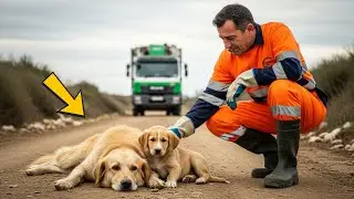 CACHORRO PIDIÓ AYUDA PARA RESCATAR A SU MADRE ABANDONADA, REACCIÓN DE BASURERO DEJÓ A TODOS EN SHOCK