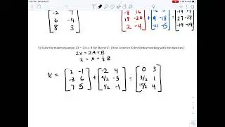 7.5 - Matrix Operations