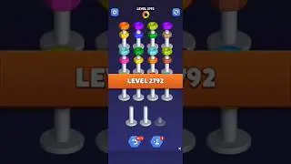 Nut Sort Level 2792 - Color Puzzle Game by Kiwi Fun #games #puzzle #NutSort #NutSortSolution