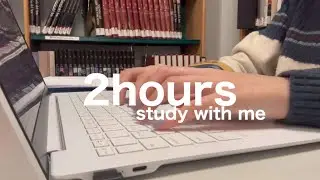 Study with Me in the LibraryㅣReal soundㅣNo music 