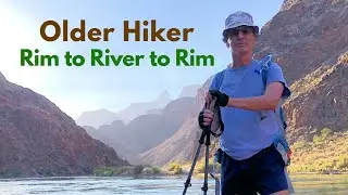 Older Hiker: Rim to River to Rim, Grand Canyon
