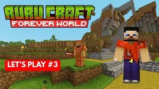Minecraft Survival Ep.3 &ndash; Massive Progress in My Forever World | RURU CRAFT