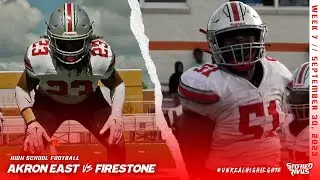 Akron East Wins Third Straight in Low Scoring Affair Against Firestone, 14-0 🏈