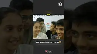 Gukesh & Divya meet again after 7 years 😍😍 #chess #gukesh #divyadeshmukh