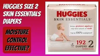 REVIEW (2026): HUGGIES Size 2 Skin Essentials Diapers. Features