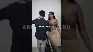 How To Drape A Saree Easily/ Easy Saree Draping Method by Abilash Chicku Makeup Artist
