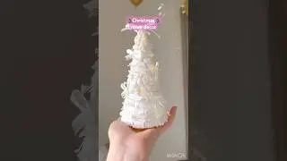 Christmas room decor idea🎄🤍 DIY Christmas tree✨