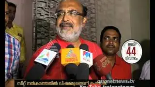 T.M. Thomas Isaac visits Gauri Amma