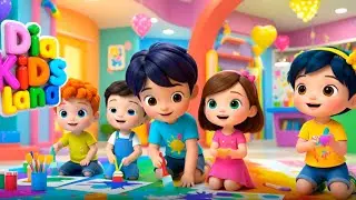 Colours Song for Kids  | Learn Colors with Fun & Actions | Dia Kids Land