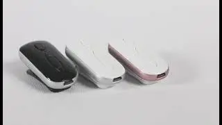 Retractable Earphones With MIC, collar clip Bluetooth headset
