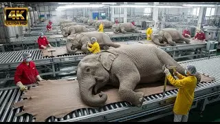 Inside the Elephant Hide Factory: From Raw Skins to Million-Dollar Luxury Fashion