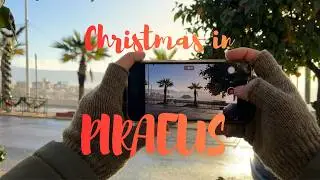 Christmas Morning in Piraeus 🇬🇷🎄 | Sunny Winter Walk by the Port