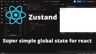 React js Zustand : Super simple global state