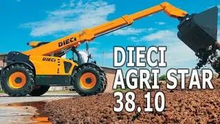 Робота телескопічного навантажувача Agri Star 38.10 DIECI на молочно-товарній фермі