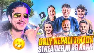 Nepali Tiktok Streamer Only Nepali Lobby In BR Rank