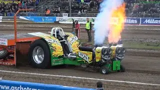 Medium Unlimited tractor pulling @ Total AGRI Beach Pull