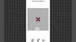 brain out, find the number 8, walkthrough solution, #shorts #brainout