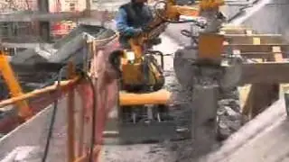 Brokk 40. Демонтаж стен