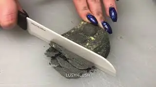 Bewitched bubble bar - Lush Halloween 2017 - ASMR satisfying cutting