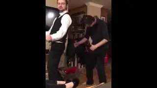 Tyler and Alex Wing lip syncing