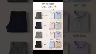 Office Color Cheat Sheet for Men