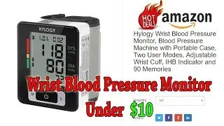 Wrist Blood Pressure Monitor Under $10 Unboxing and Review | Cheap Amazon Deals